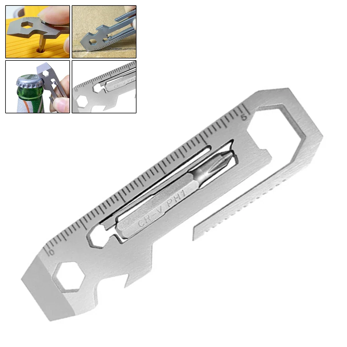 Mini Portable Wrench Gadget Multi-function Wrench Seven in One Tool Card Pending Approval Stainless Steel Wrench
Mini Portable Wrench Gadget Multi-function Wrench Seven in One Tool Card Pending Approval Stainless Steel Wrench