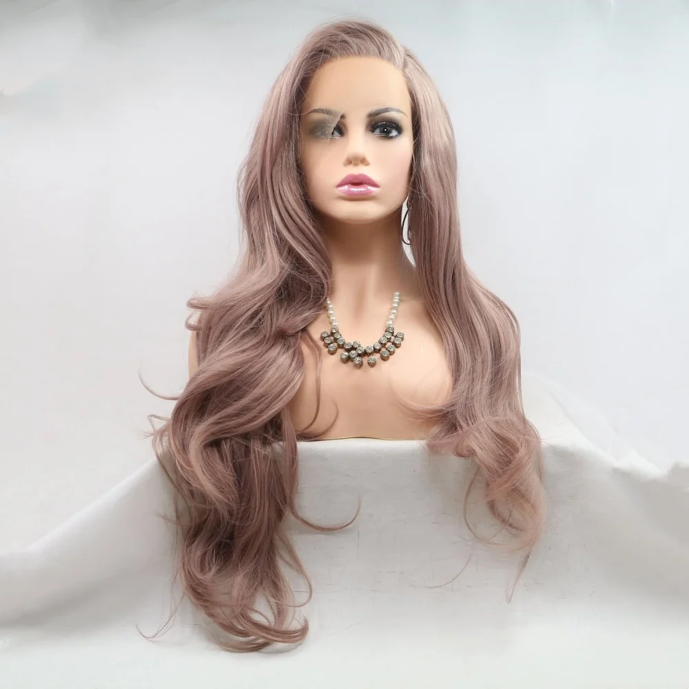 Sylvia Smoke Pink Long Natural Wave Wig Synthetic Lace Front Wigs For Women Hair Heat Resistant Fiber Long Wigs
Sylvia Smoke Pink Long Natural Wave Wig Synthetic Lace Front Wigs For Women Hair Heat Resistant Fiber Long Wigs