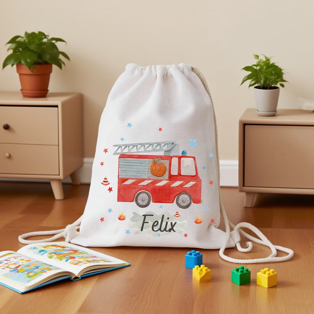 Custom Gym Fire Brigade Sports Bag Fire Engine Drawstring Bag Daycare School Gift for Kids Back To School Theme Party Decoration
Custom Gym Fire Brigade Sports Bag Fire Engine Drawstring Bag Daycare School Gift for Kids Back To School Theme Party Decoration