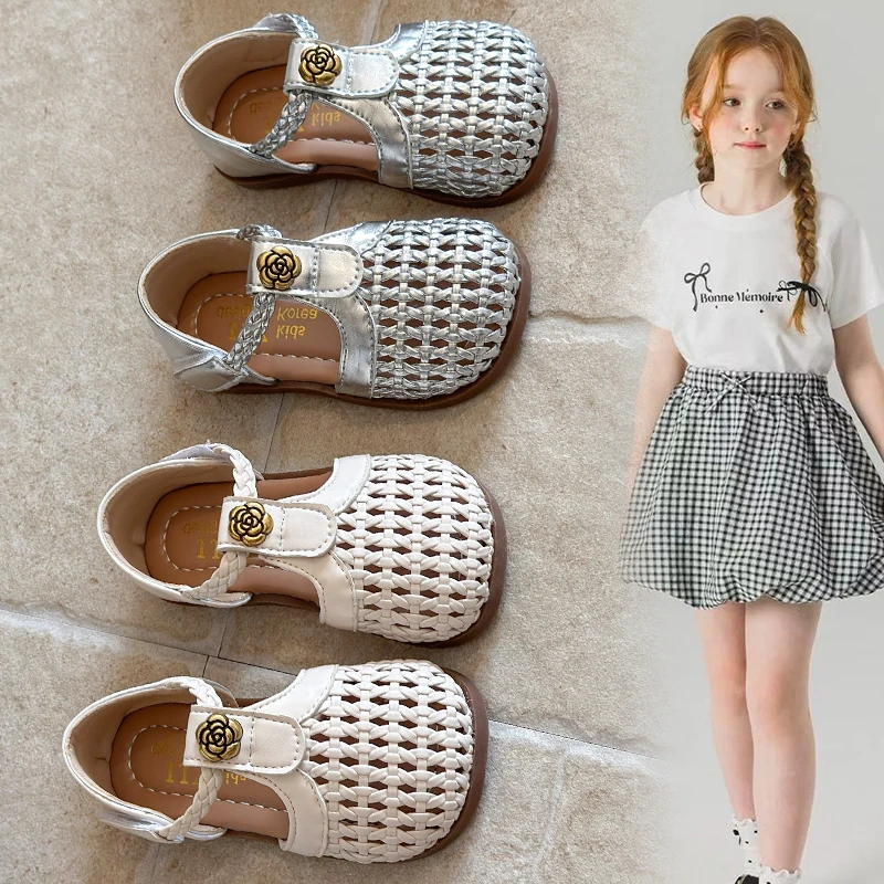 Baby Girls Woven Sandals Summer Children Princess Shoes Kids Beach Sandals Soft Sole Anti Slip Comfortable Infant Barefoot Shoes
Baby Girls Woven Sandals Summer Children Princess Shoes Kids Beach Sandals Soft Sole Anti Slip Comfortable Infant Barefoot Shoes