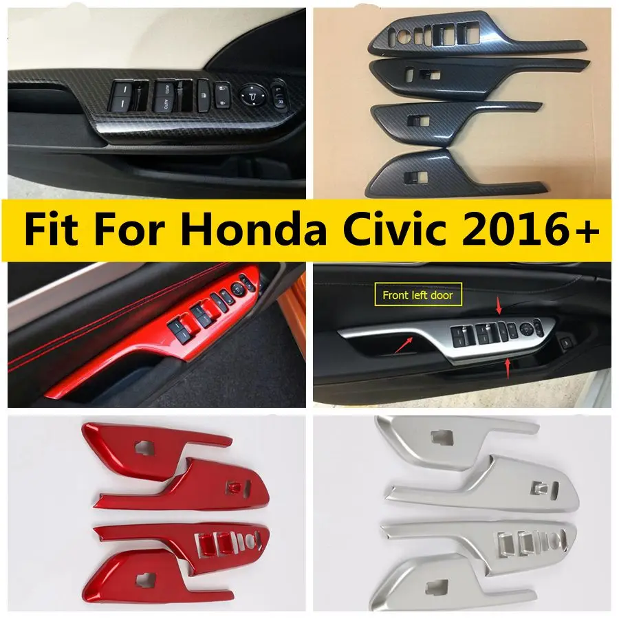 Door Handle Holder Window Lift Button Switch Frame Cover Trim Open Close Fit For Honda Civic 2016 - 2020 Interior Accessories
Door Handle Holder Window Lift Button Switch Frame Cover Trim Open Close Fit For Honda Civic 2016 - 2020 Interior Accessories
