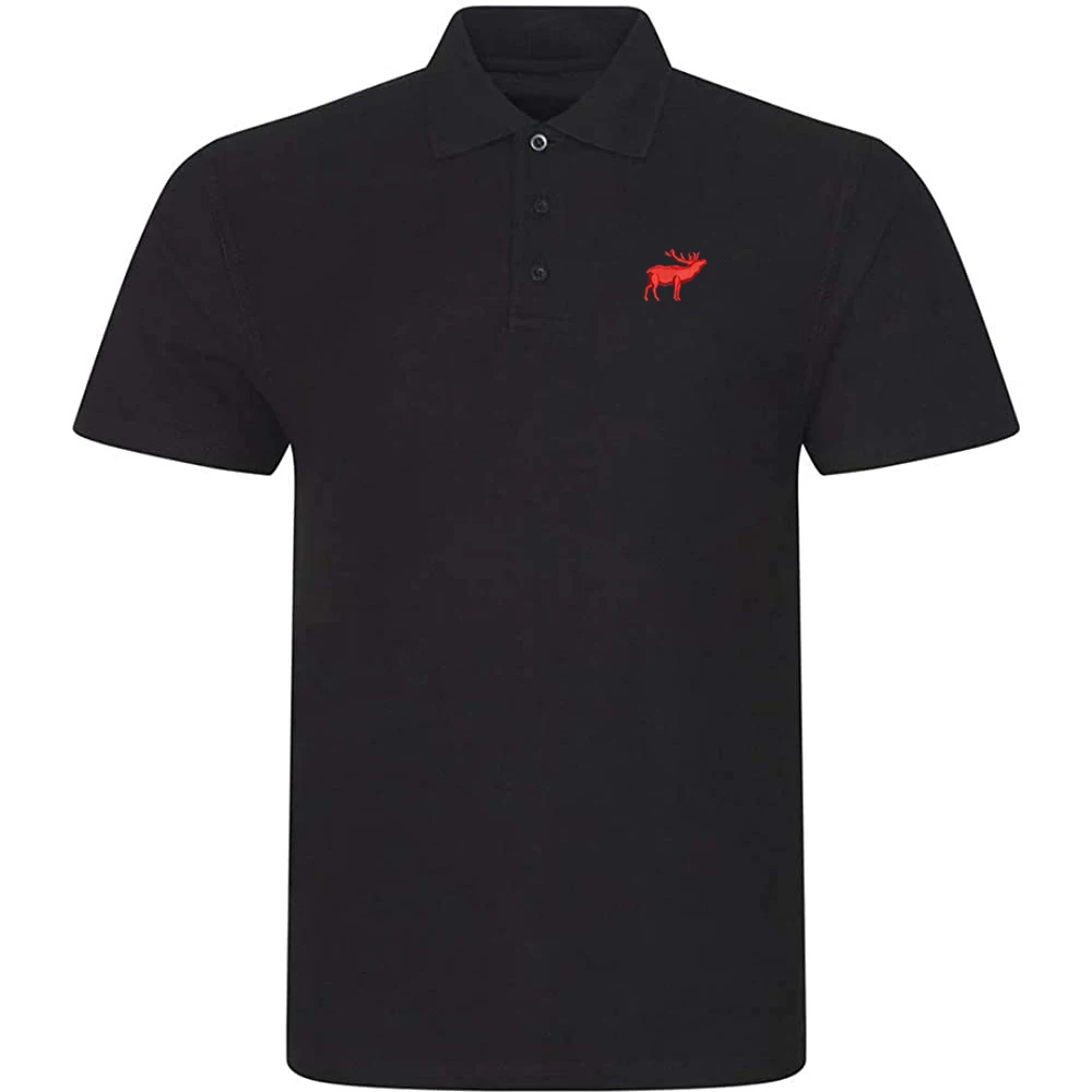 Lyprerazy Men's Casual Polo Shirt Solid Elk Embroidered Short Sleeve Golf Polo-Shirt
Lyprerazy Men's Casual Polo Shirt Solid Elk Embroidered Short Sleeve Golf Polo-Shirt