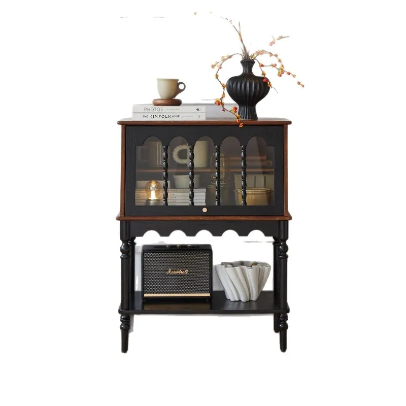 French retro solid wood side cabinet Middle and ancient style entrance cabinet Living room sofa storage cabinet
French retro solid wood side cabinet Middle and ancient style entrance cabinet Living room sofa storage cabinet