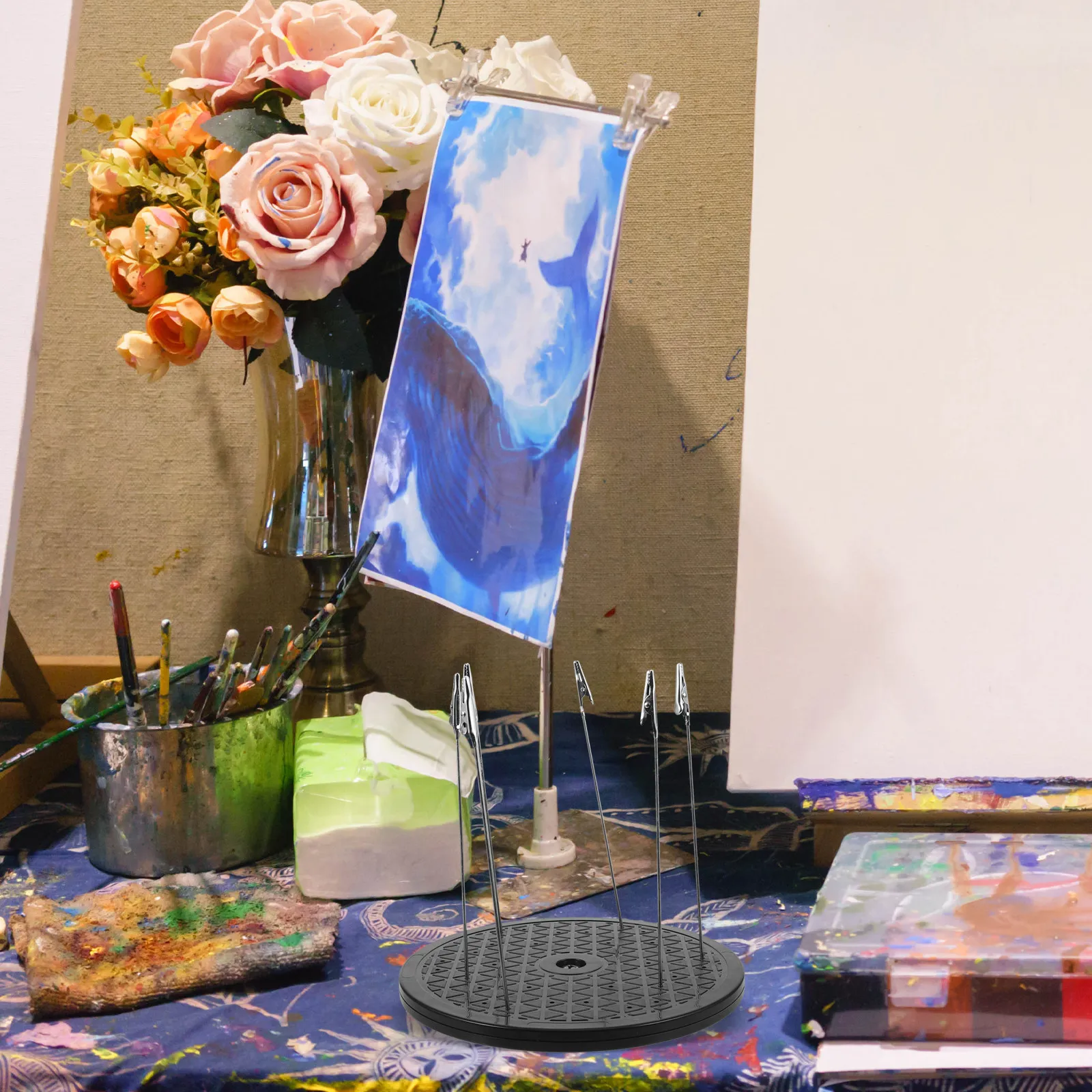 Набор из 1 вращающейся подставки для рисования: устойчивая пластиковая и металлическая подставка-держатель для аэрографа и распылителя, для моделей и поделок своими руками
Набор из 1 вращающейся подставки для рисования: устойчивая пластиковая и металлическая подставка-держатель для аэрографа и распылителя, для моделей и поделок своими руками