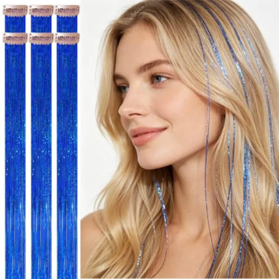 Royal Blue Clip-in Hair Extensions for Daily Wear, Sports Festivals Heat Resistant Synthetic Fibers, Vibrant Bright Color, Easy
Royal Blue Clip-in Hair Extensions for Daily Wear, Sports Festivals Heat Resistant Synthetic Fibers, Vibrant Bright Color, Easy