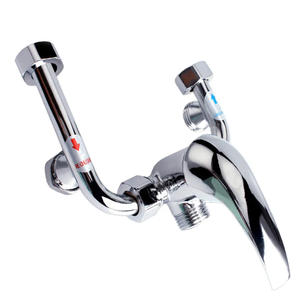 Alloy Wall Mounted Bathroom Faucet Mixer Tap Silver Single Handle Easy Install Cold Hot Bath Tub Shower Bathroom Faucet
Alloy Wall Mounted Bathroom Faucet Mixer Tap Silver Single Handle Easy Install Cold Hot Bath Tub Shower Bathroom Faucet