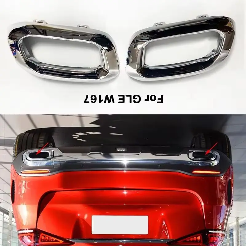 For Mercedes Benz GLE W167 C167 V167 A1678856900 A1678857000 Coupe GLE350 GLE450 GLE400 Exhaust Pipe Cover Chromium Chrome Trim
For Mercedes Benz GLE W167 C167 V167 A1678856900 A1678857000 Coupe GLE350 GLE450 GLE400 Exhaust Pipe Cover Chromium Chrome Trim