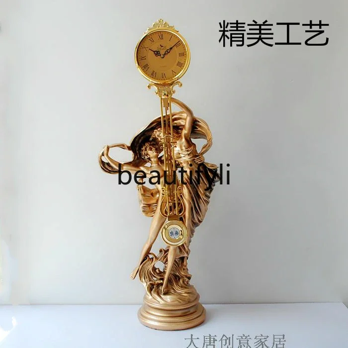 xqzEuropean-style Floor Clock Living Room Standing Clock Vintage Ornament Home Decorative Clock
xqzEuropean-style Floor Clock Living Room Standing Clock Vintage Ornament Home Decorative Clock