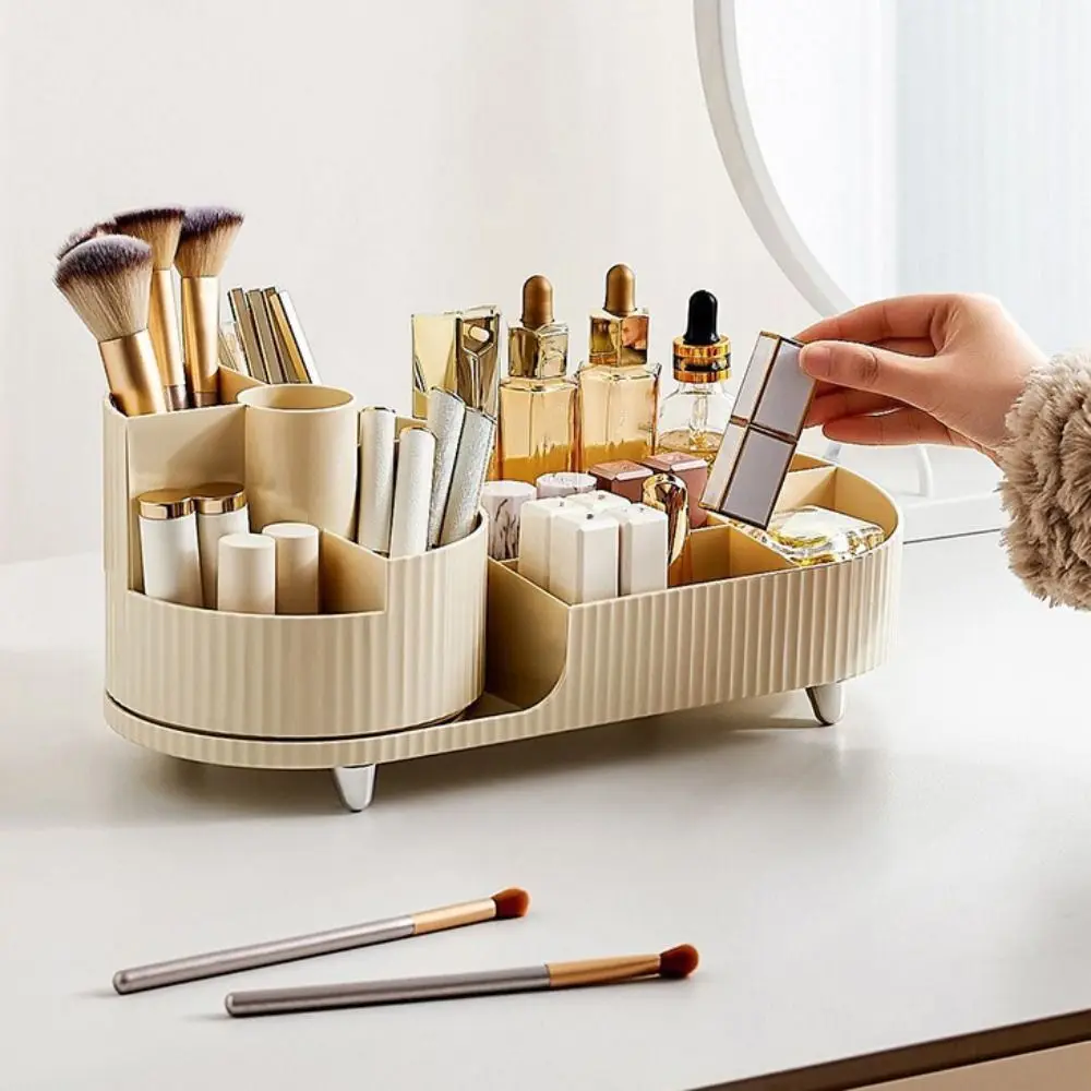 Plastic Cosmetics Storage Box Rotatable Multi-function Makeup Brush Cylinder Creative Simple Pen Holder Bedroom
Plastic Cosmetics Storage Box Rotatable Multi-function Makeup Brush Cylinder Creative Simple Pen Holder Bedroom