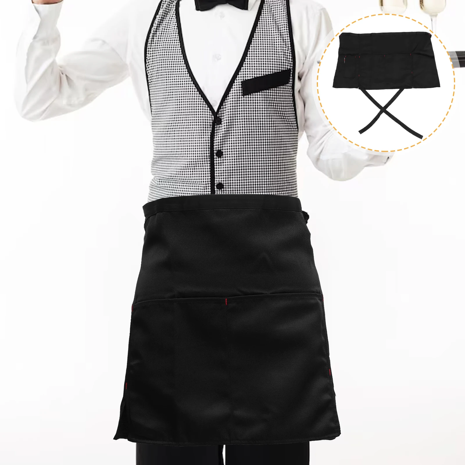 Cooking Apron Double Pocket Black Chefs for Women Multifunction Cloth Cute Women's
Cooking Apron Double Pocket Black Chefs for Women Multifunction Cloth Cute Women's