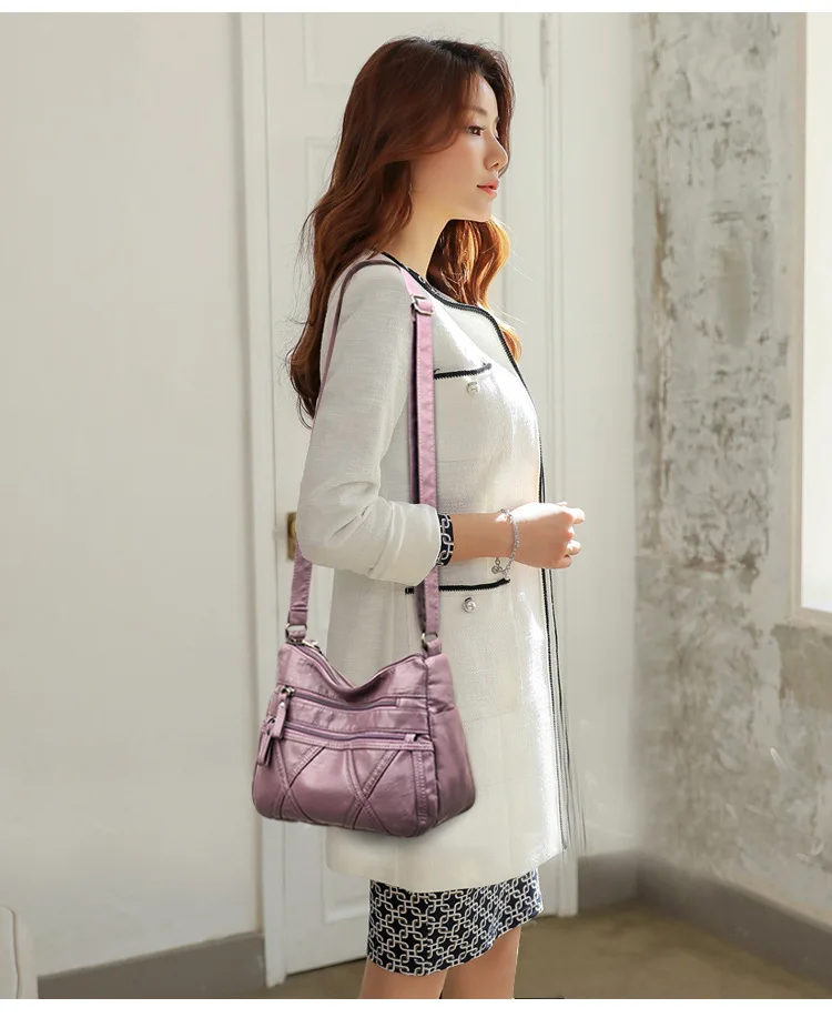Ladies' soft leather single-shoulder crossbody bag, large-capacity pu multi-functional commuting single-shoulder bag
Ladies' soft leather single-shoulder crossbody bag, large-capacity pu multi-functional commuting single-shoulder bag