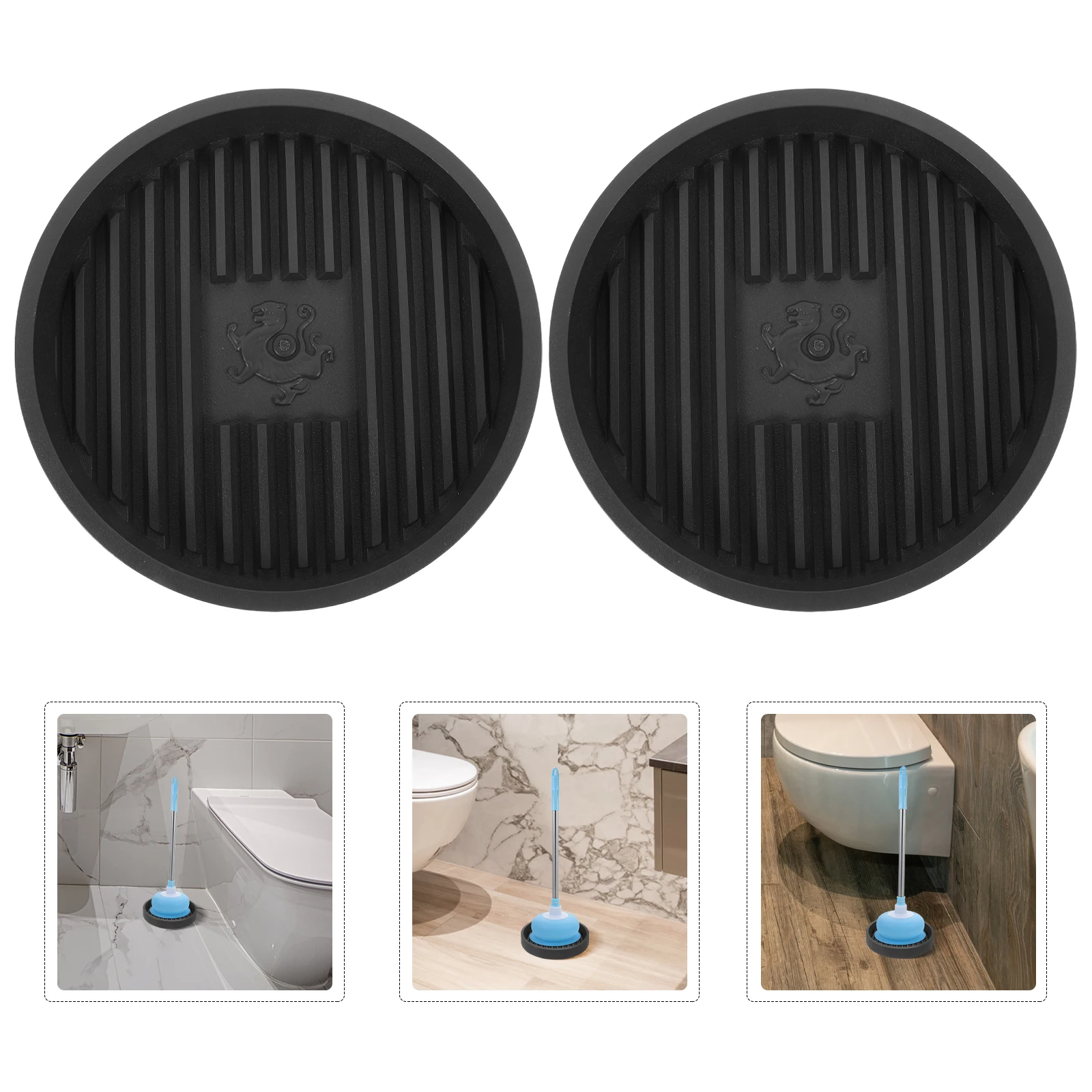 2pcs Toilet Plunger Accessories Water Mat Bathroom Caddy Injection Molding Pad Lightweight Portable Drying Holder Storage Drip
2pcs Toilet Plunger Accessories Water Mat Bathroom Caddy Injection Molding Pad Lightweight Portable Drying Holder Storage Drip