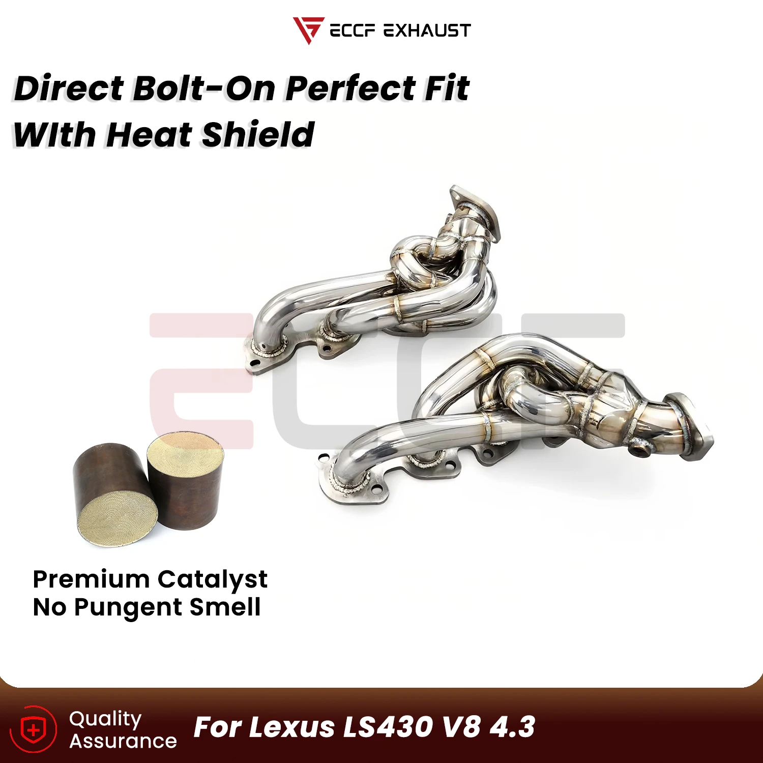 Sporty Stainless Steel Headers For Lexus LS430 V8 4.3 Plug and Play Aggressive Exhaust Sound Performance Upgrade
Sporty Stainless Steel Headers For Lexus LS430 V8 4.3 Plug and Play Aggressive Exhaust Sound Performance Upgrade