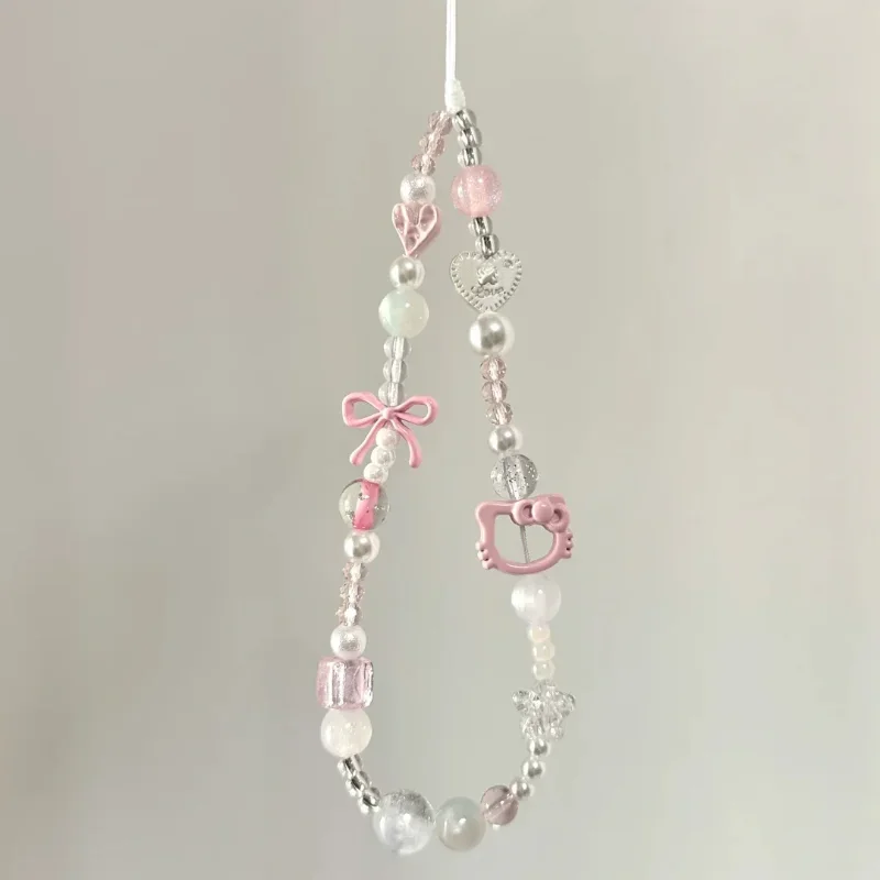 Милый розовый бант, полый Hello Kitty, цепочка для телефона, брелок с подвеской, мультяшный чехол для телефона Sanrio, цепочка для камеры CCD, кулон, аксессуар
Милый розовый бант, полый Hello Kitty, цепочка для телефона, брелок с подвеской, мультяшный чехол для телефона Sanrio, цепочка для камеры CCD, кулон, аксессуар