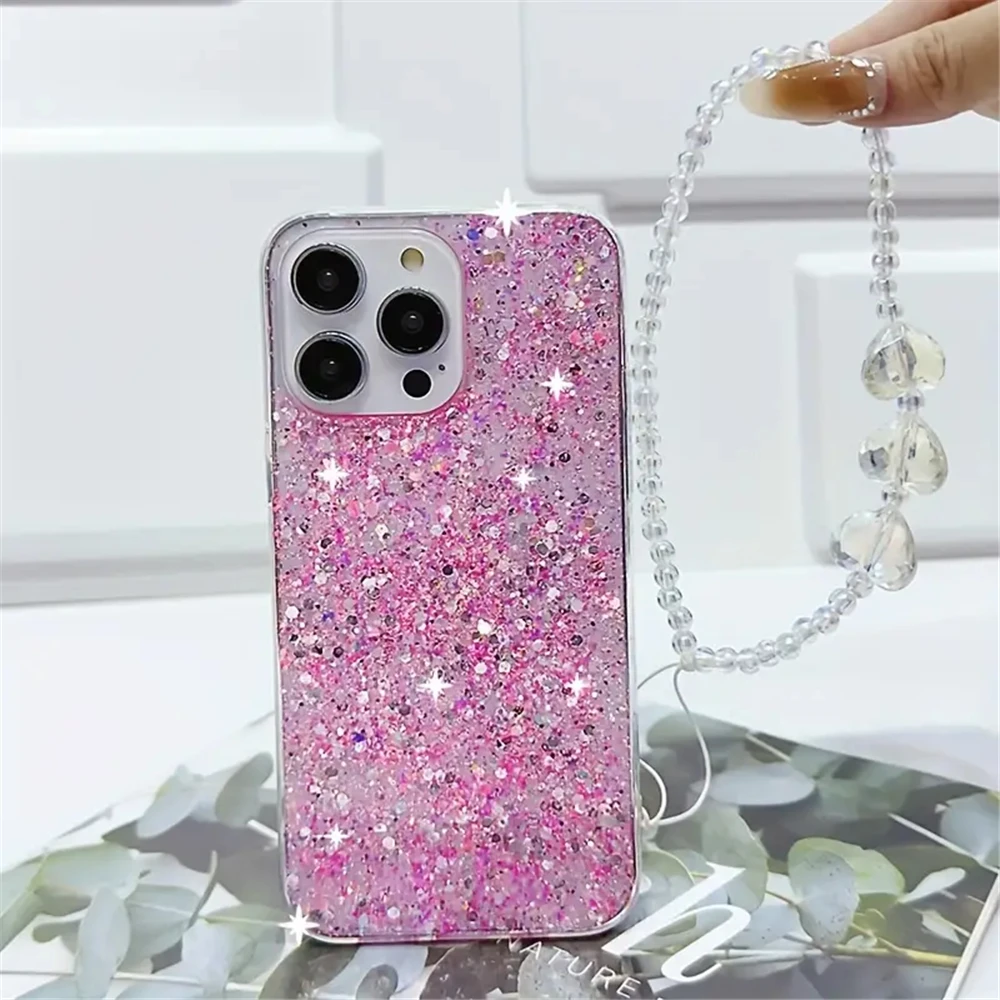 Crystal Heart Bracelet Glitter Phone Case For iPhone 16 15 11 12 13 14 Pro Max X XR XS Max 7 8 Plus SE 2020 Soft Silicone Cover
Crystal Heart Bracelet Glitter Phone Case For iPhone 16 15 11 12 13 14 Pro Max X XR XS Max 7 8 Plus SE 2020 Soft Silicone Cover