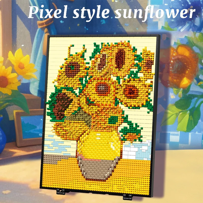 Classic Mosaic Art Pixel Sunflower Painting Building Block,DIY 3D Micro Home Decora Painting Assembly Brick Toy,For Adults Gifts
Classic Mosaic Art Pixel Sunflower Painting Building Block,DIY 3D Micro Home Decora Painting Assembly Brick Toy,For Adults Gifts