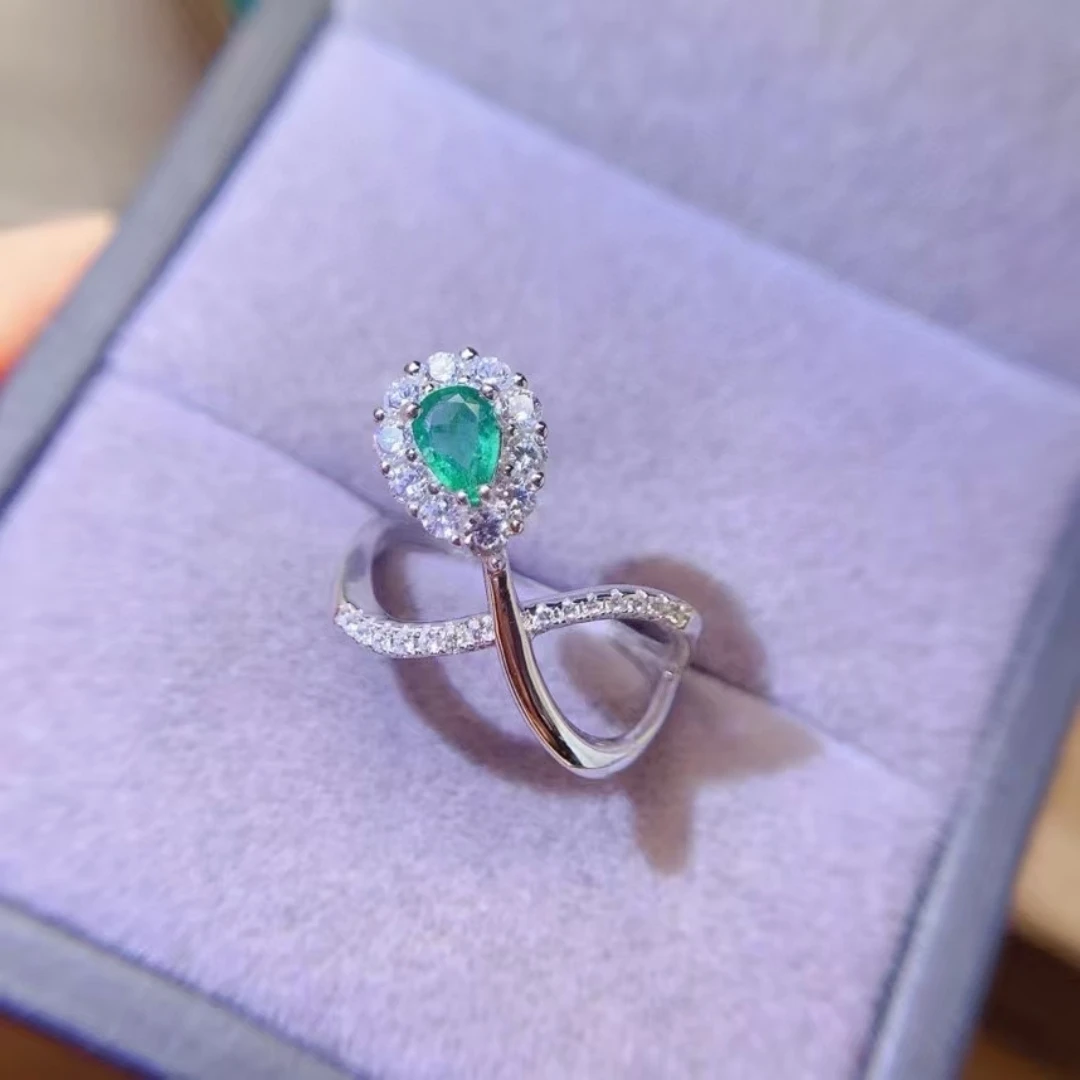 KJJEAXCMY Premium Natural Emerald Ring S925 Sterling Silver Lustrous Elegant Simple Design High-End Jewelry Bestseller Gift
KJJEAXCMY Premium Natural Emerald Ring S925 Sterling Silver Lustrous Elegant Simple Design High-End Jewelry Bestseller Gift