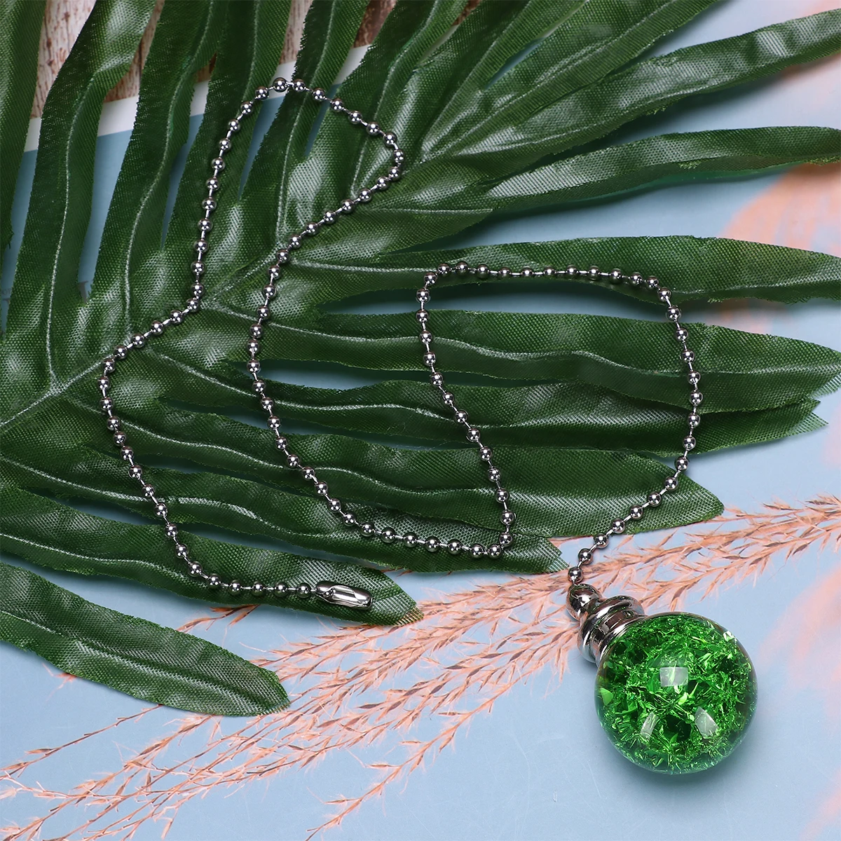 Cracked Grain Crystal Ball Pendant for Ceiling Fan Pull Chain Replacement Smooth Surface Sparkling Home Decor Lamp
Cracked Grain Crystal Ball Pendant for Ceiling Fan Pull Chain Replacement Smooth Surface Sparkling Home Decor Lamp