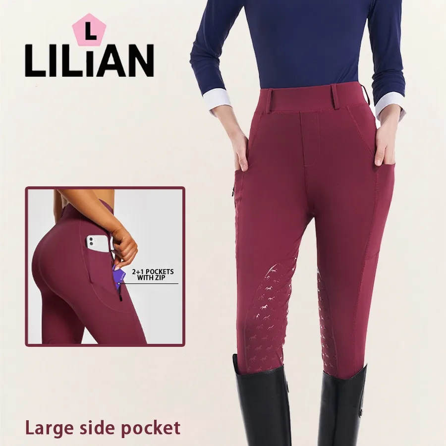 Equestrian Breeches Full Silicone Grip Horse Riding Pants Men Women High Stretch Moisture Wicking Quick Dry Jodhpurs
Equestrian Breeches Full Silicone Grip Horse Riding Pants Men Women High Stretch Moisture Wicking Quick Dry Jodhpurs