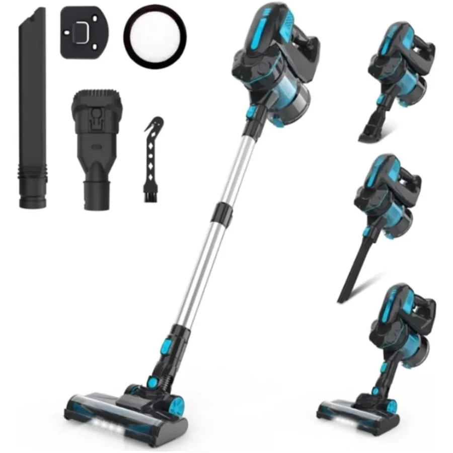 INSE V770 Cordless Stick Vacuum Compatible with Cleaner - 20KPa Suction 45min Runtime 6-in-1 Handheld Design Blue Home Cleaning
INSE V770 Cordless Stick Vacuum Compatible with Cleaner - 20KPa Suction 45min Runtime 6-in-1 Handheld Design Blue Home Cleaning
