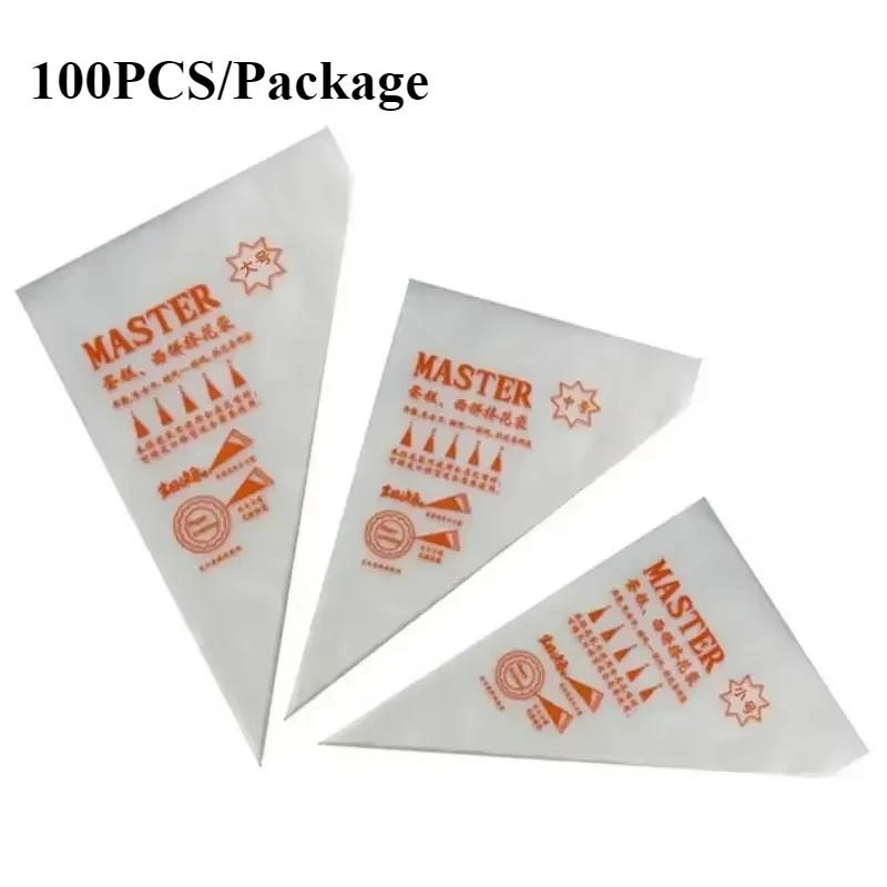 100pcs Disposable Pastry Bags Cake Cream Piping Bag for Cake Design Decorating Tools Kitchen Baking Accessories Baking Tools
100pcs Disposable Pastry Bags Cake Cream Piping Bag for Cake Design Decorating Tools Kitchen Baking Accessories Baking Tools