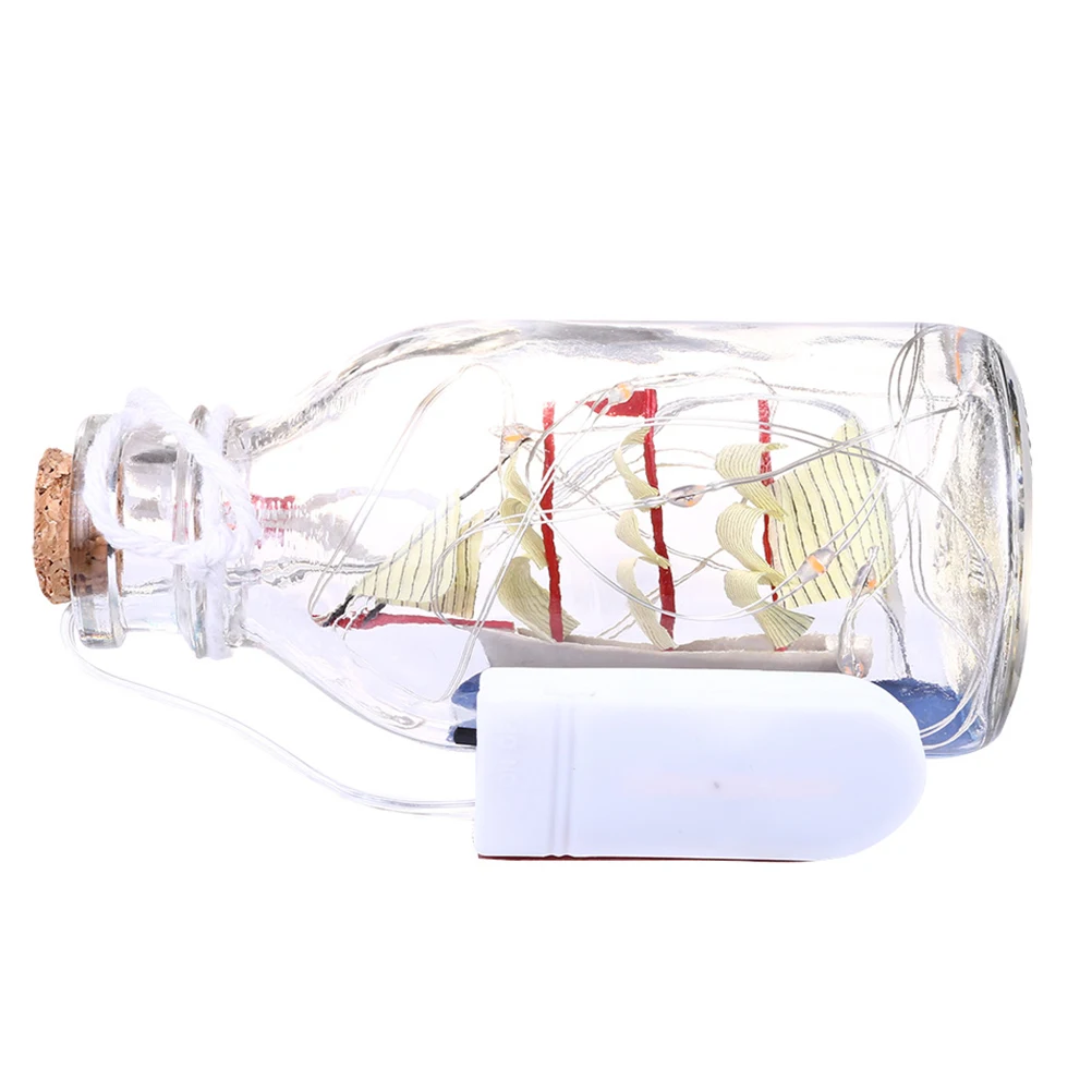 Drift Bottle String Light Sailing Boat Night Lamp LED Home Decoration Gift Kids Bedroom Living Room Desktop nament 2CR2032
Drift Bottle String Light Sailing Boat Night Lamp LED Home Decoration Gift Kids Bedroom Living Room Desktop nament 2CR2032