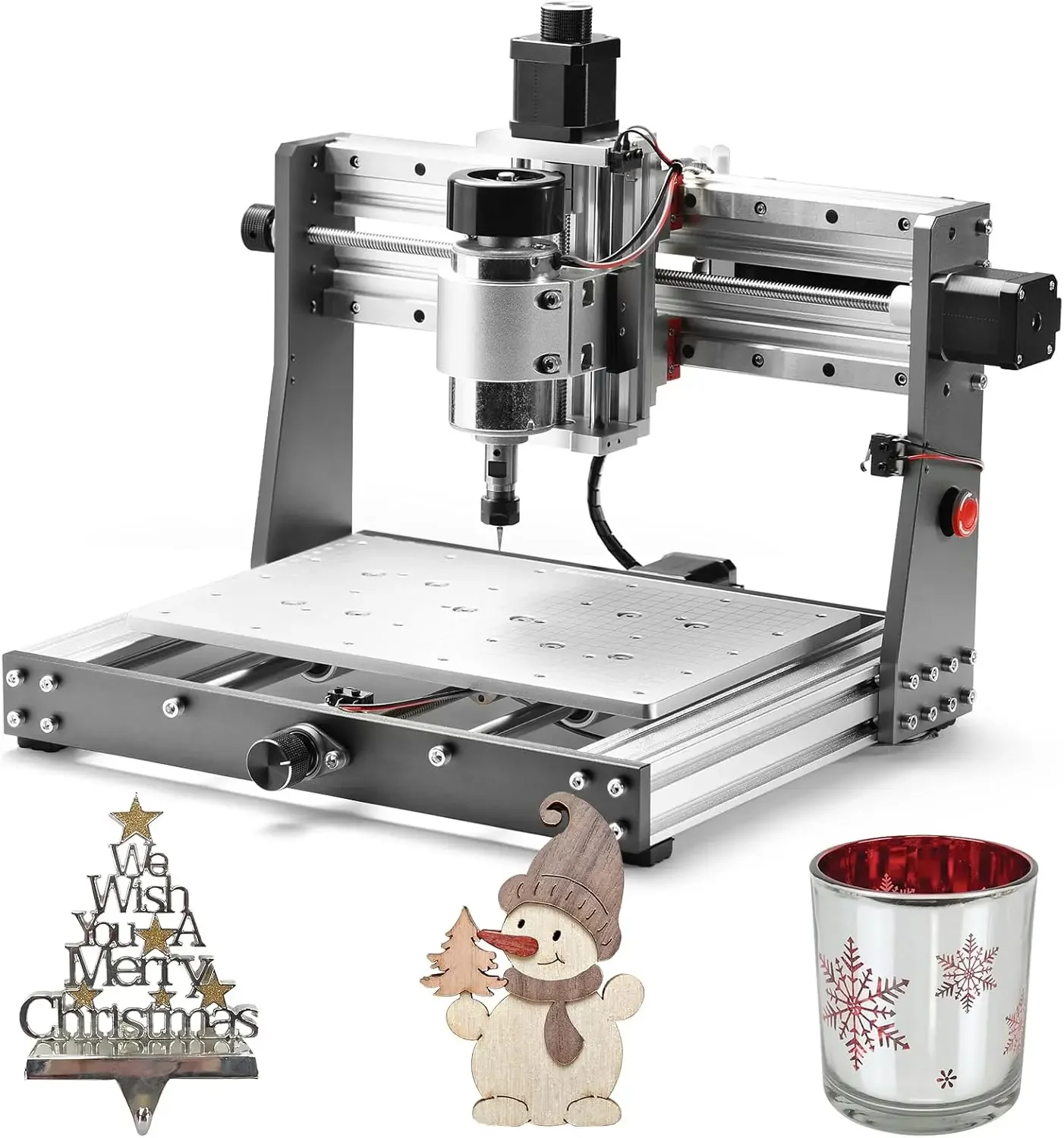 3020-PRO MAX V2 CNC Router Machine, Upgraded 3 Axis Engraver for Metal, Wood, Acrylic, PCB MDF, New Structure & Offline Controll
3020-PRO MAX V2 CNC Router Machine, Upgraded 3 Axis Engraver for Metal, Wood, Acrylic, PCB MDF, New Structure & Offline Controll
