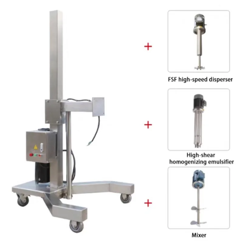 380V 4000W Dispersion Homogeneous Emulsifier Mixer 2900r/min 304/316L Stainless Steel Shear Mixing Emulsifier Customized
380V 4000W Dispersion Homogeneous Emulsifier Mixer 2900r/min 304/316L Stainless Steel Shear Mixing Emulsifier Customized