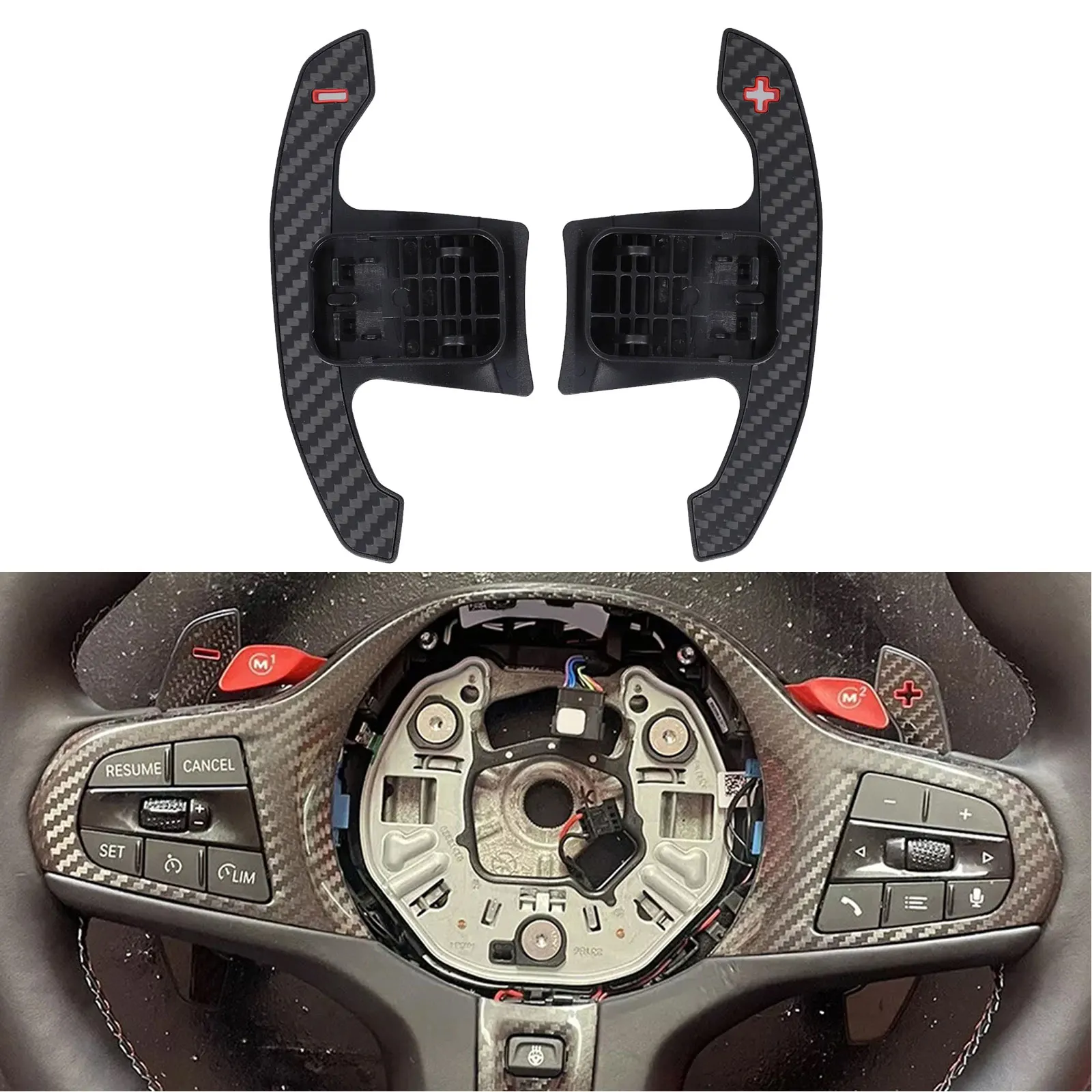 For BMW Steering Wheel Carbon Fiber Covers Non-deformable Wear-resistant Anti-corrosion High-quality Materials
For BMW Steering Wheel Carbon Fiber Covers Non-deformable Wear-resistant Anti-corrosion High-quality Materials