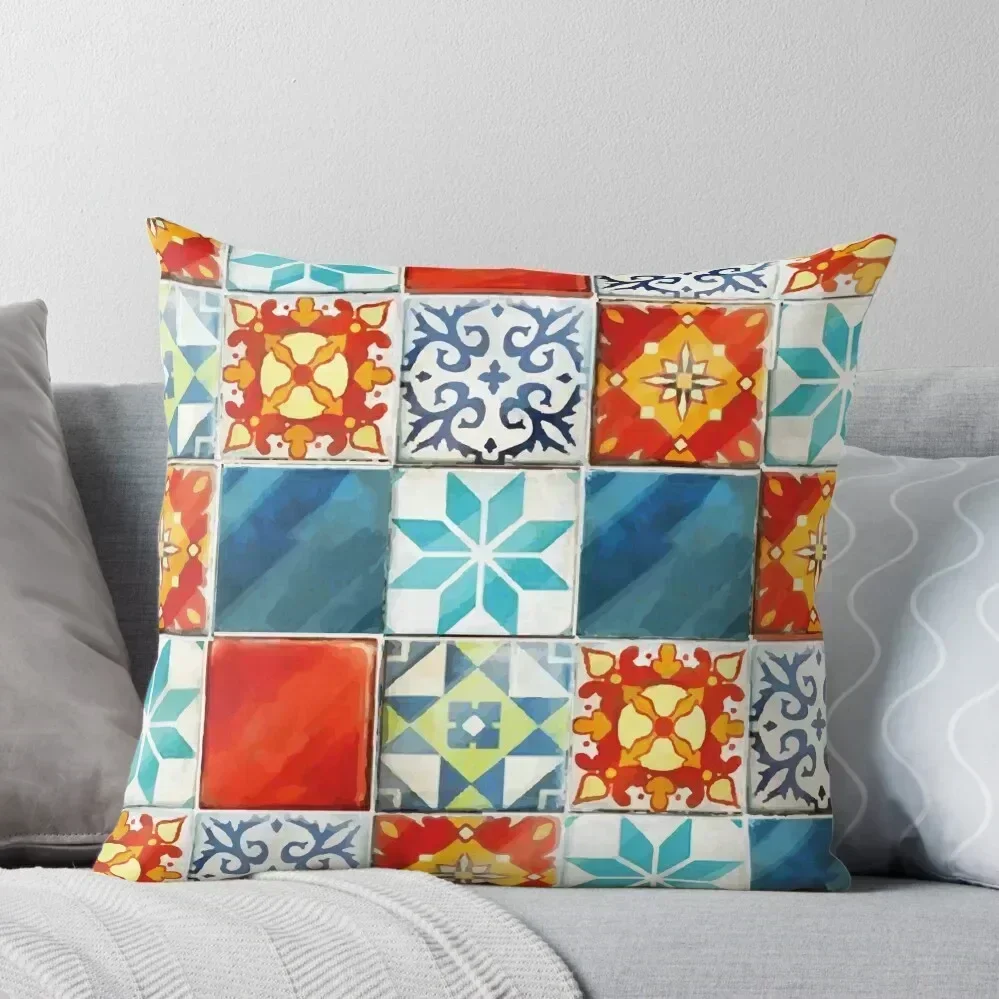 Colorful azulejos tiles from Azul board game Throw Pillow Anime Decorative Cushion anime girl pillow
Colorful azulejos tiles from Azul board game Throw Pillow Anime Decorative Cushion anime girl pillow