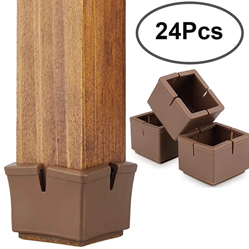 24Pcs Silicone Chair Foot Protection Bottom Cover Pads Table Chair Leg Caps Furniture Wood Floor Protectors
24Pcs Silicone Chair Foot Protection Bottom Cover Pads Table Chair Leg Caps Furniture Wood Floor Protectors
