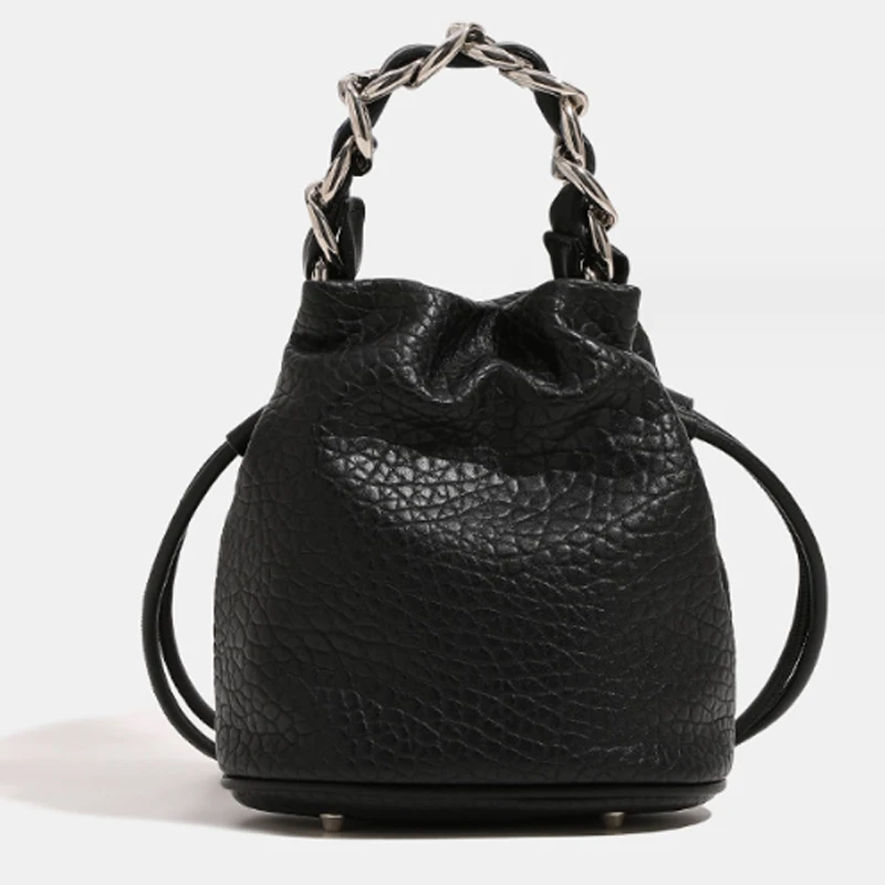 Simple Design Woven chain bucket bag high-quality shoulder bag women handbag crossbody small bag
Simple Design Woven chain bucket bag high-quality shoulder bag women handbag crossbody small bag