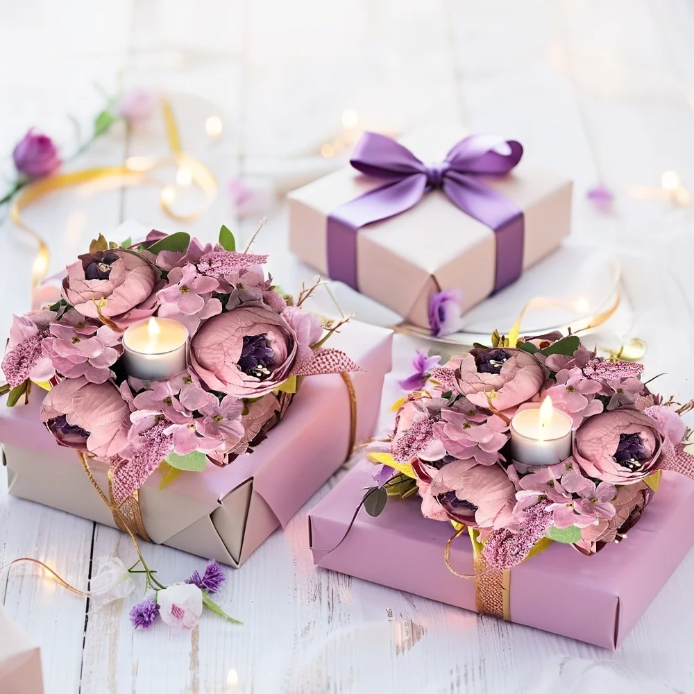 2pcs Peony Candle Ring Artificial Garland Flower Table Garland For Wedding Core Party Home Decoration
2pcs Peony Candle Ring Artificial Garland Flower Table Garland For Wedding Core Party Home Decoration