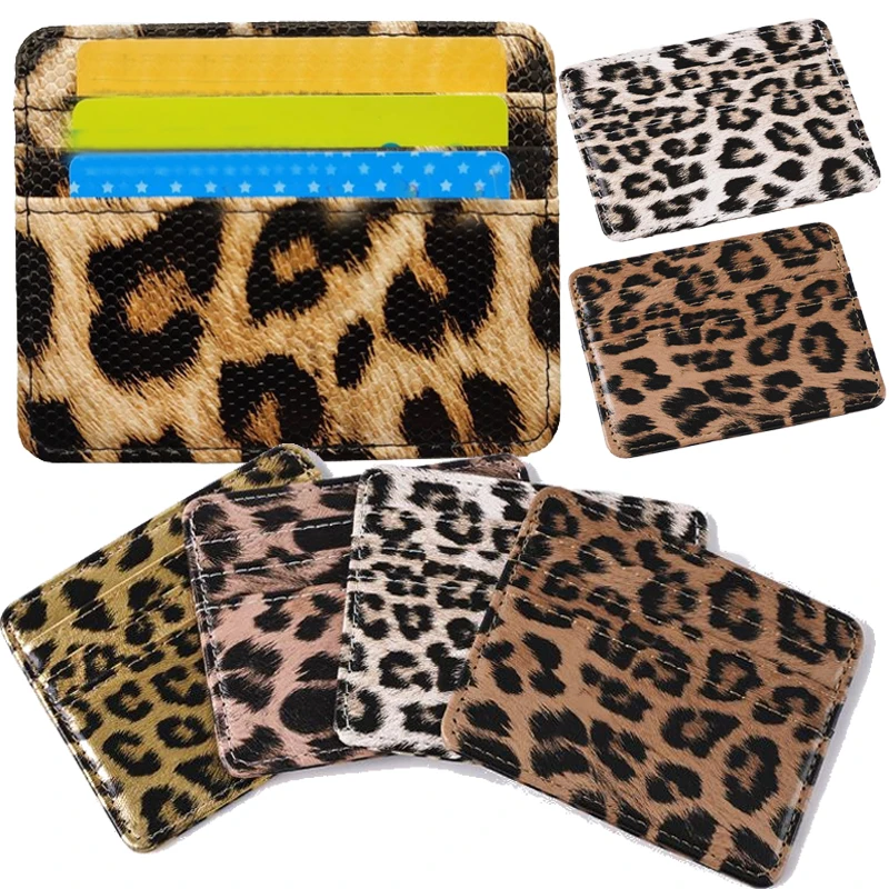 Fashion Leopard Print Card Wallet Bags Classics PU Leather Business Id Credit Card Holder Case Unisex Bank Bus Card Cover Purse
Fashion Leopard Print Card Wallet Bags Classics PU Leather Business Id Credit Card Holder Case Unisex Bank Bus Card Cover Purse