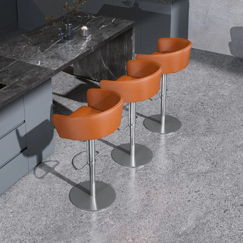 Designer Modern Light Luxury Lifting Rotatable Bar Stool with Height Adjustment for Home Island Bar Furniture
Designer Modern Light Luxury Lifting Rotatable Bar Stool with Height Adjustment for Home Island Bar Furniture