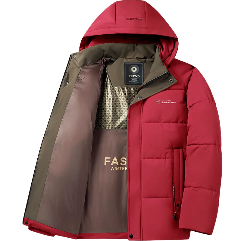 Winter Warm Windproof Waterproof Jackets For Men Fashion Comfortable Thickened Outdoor Hooded Casual Male Clothing
Winter Warm Windproof Waterproof Jackets For Men Fashion Comfortable Thickened Outdoor Hooded Casual Male Clothing