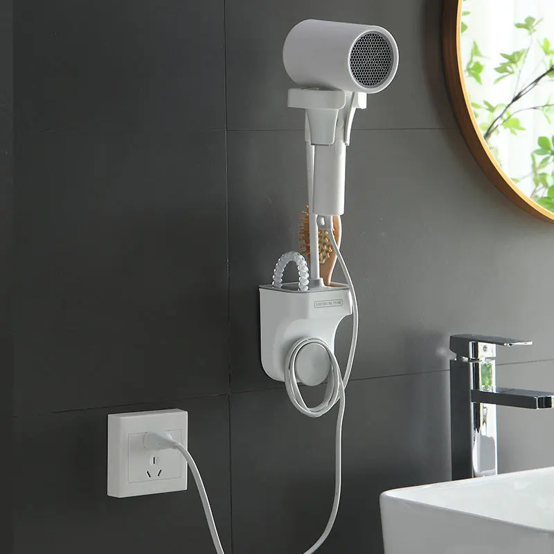 Universal Adjustable Hair Dryer Holder Home Bathroom Stand Wall Mount Hairdryer 360 Degree Rotation Plastic Shelves Storage Rack
Universal Adjustable Hair Dryer Holder Home Bathroom Stand Wall Mount Hairdryer 360 Degree Rotation Plastic Shelves Storage Rack