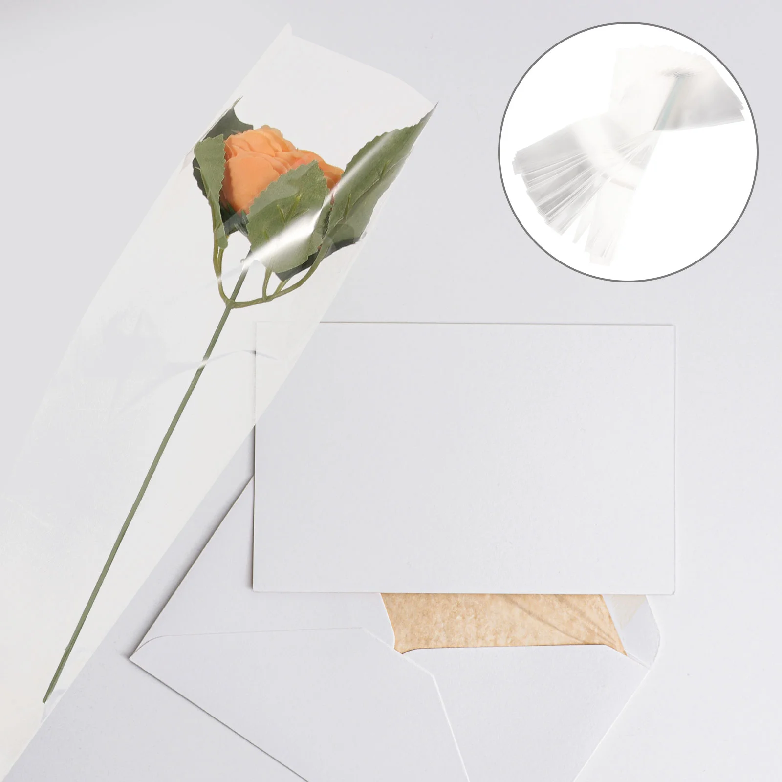 100pcs Transparent OPP Bouquet Bags for Single Rose Gift Wrapping Floral Packaging Decorative Ceremony Valentine Birthday Party
100pcs Transparent OPP Bouquet Bags for Single Rose Gift Wrapping Floral Packaging Decorative Ceremony Valentine Birthday Party