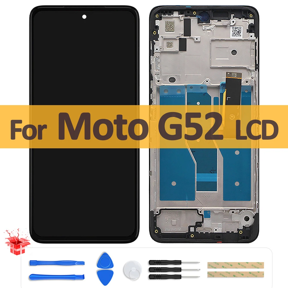 6.6" Original AMOLED For Motorola Moto G52 LCD XT2221-1 Display Touch Screen Digitizer Assembly with Frame For Moto G52 Screen
6.6" Original AMOLED For Motorola Moto G52 LCD XT2221-1 Display Touch Screen Digitizer Assembly with Frame For Moto G52 Screen