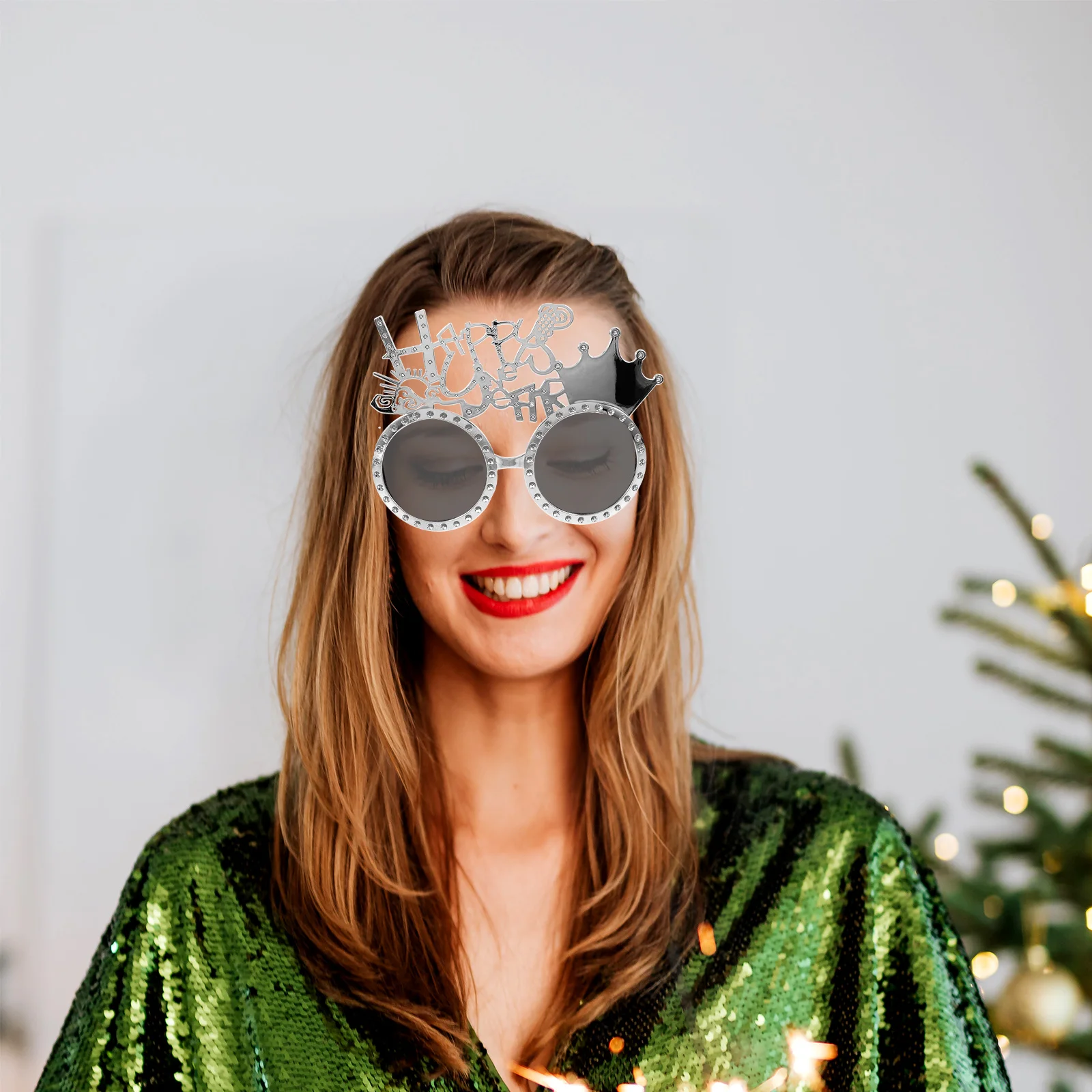Party Glasses New Year Eyewear Crown Eyeglasses for Abs Eve Happy Novelty Decorations
Party Glasses New Year Eyewear Crown Eyeglasses for Abs Eve Happy Novelty Decorations