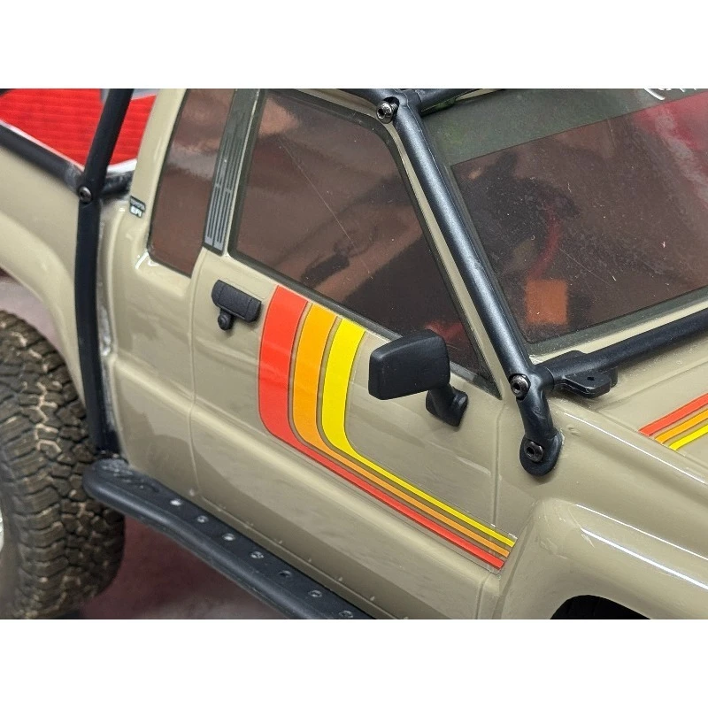 Scale Side Mirrors & Door Handles Kit for Axial 1/10 SCX10 III 1987 Toyota SR5 RC Rock Crawler RC Car Upgrade Parts Accessories
Scale Side Mirrors & Door Handles Kit for Axial 1/10 SCX10 III 1987 Toyota SR5 RC Rock Crawler RC Car Upgrade Parts Accessories