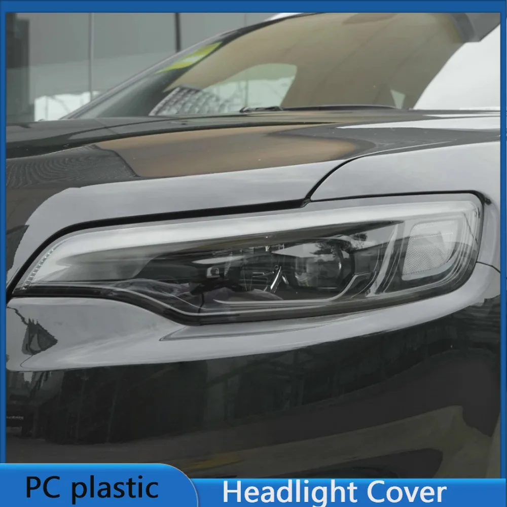 For Jeep Cherokee 2019 2020 2021 Year Front Headlight Cover Transparent Lampshade Headlamp Lens Shell Body Kit Accessories
For Jeep Cherokee 2019 2020 2021 Year Front Headlight Cover Transparent Lampshade Headlamp Lens Shell Body Kit Accessories
