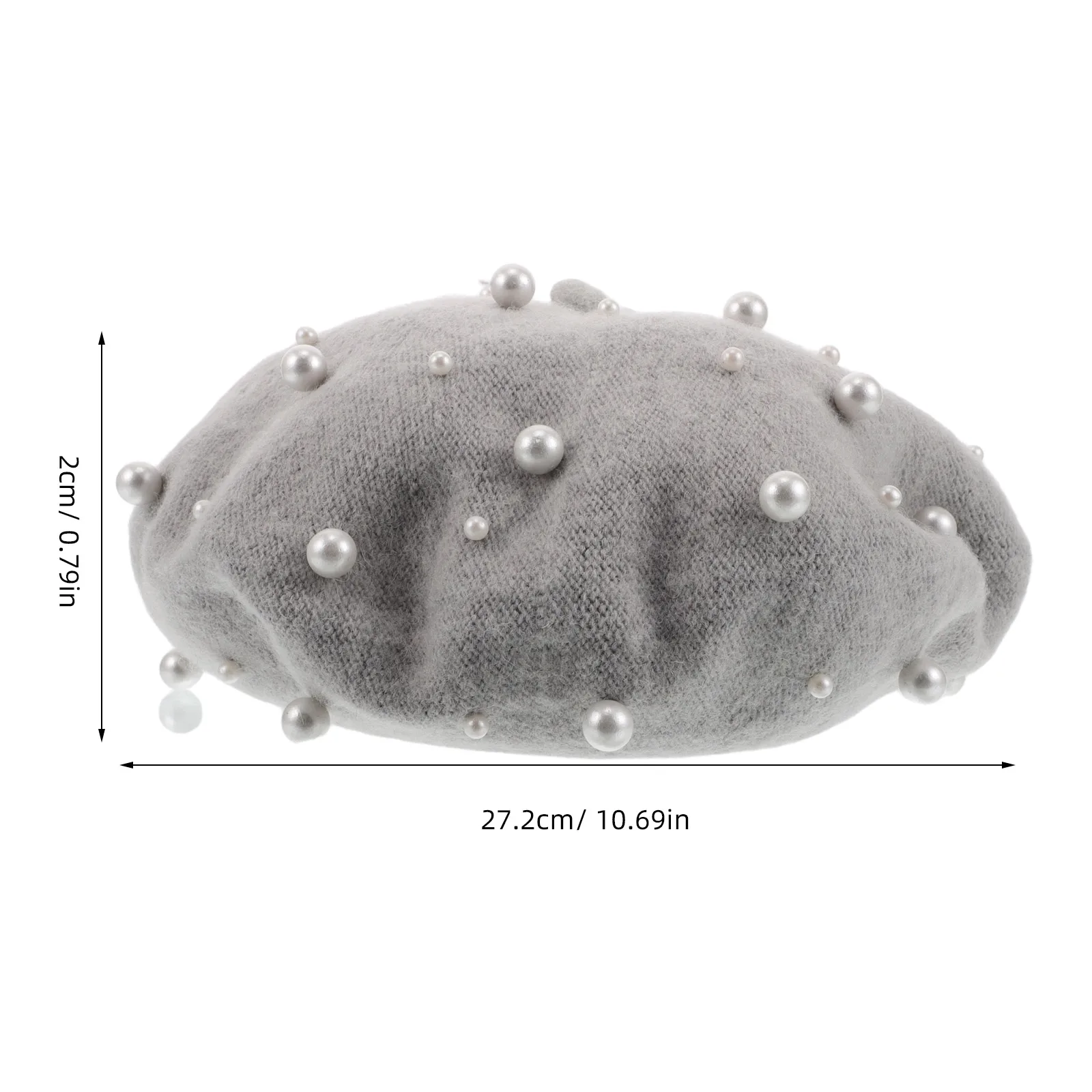 Pearl Wool Beret Hat For Women Vintage British Style Warm Cozy Winter Headwear Multiscene Use Elegant Retro Chic Imitation Wool
Pearl Wool Beret Hat For Women Vintage British Style Warm Cozy Winter Headwear Multiscene Use Elegant Retro Chic Imitation Wool