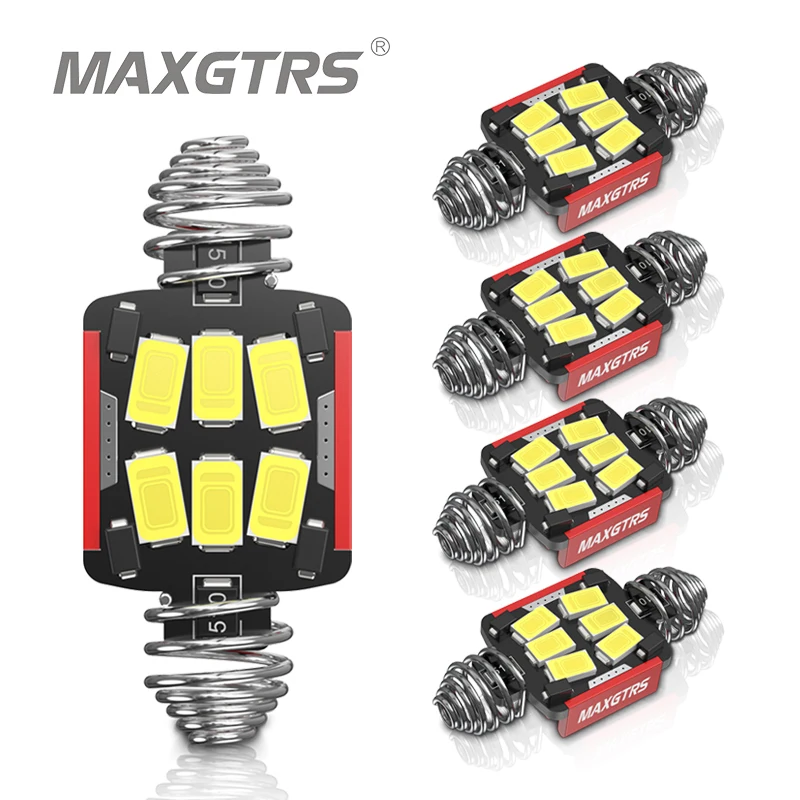 MAXGTRS 5 шт. Canbus C5W фотолампа 31 мм 36 мм 39 мм 41 мм фотолампа номерной знак освещение для салона автомобиля багажник лампа 12 В 6000K
MAXGTRS 5 шт. Canbus C5W фотолампа 31 мм 36 мм 39 мм 41 мм фотолампа номерной знак освещение для салона автомобиля багажник лампа 12 В 6000K