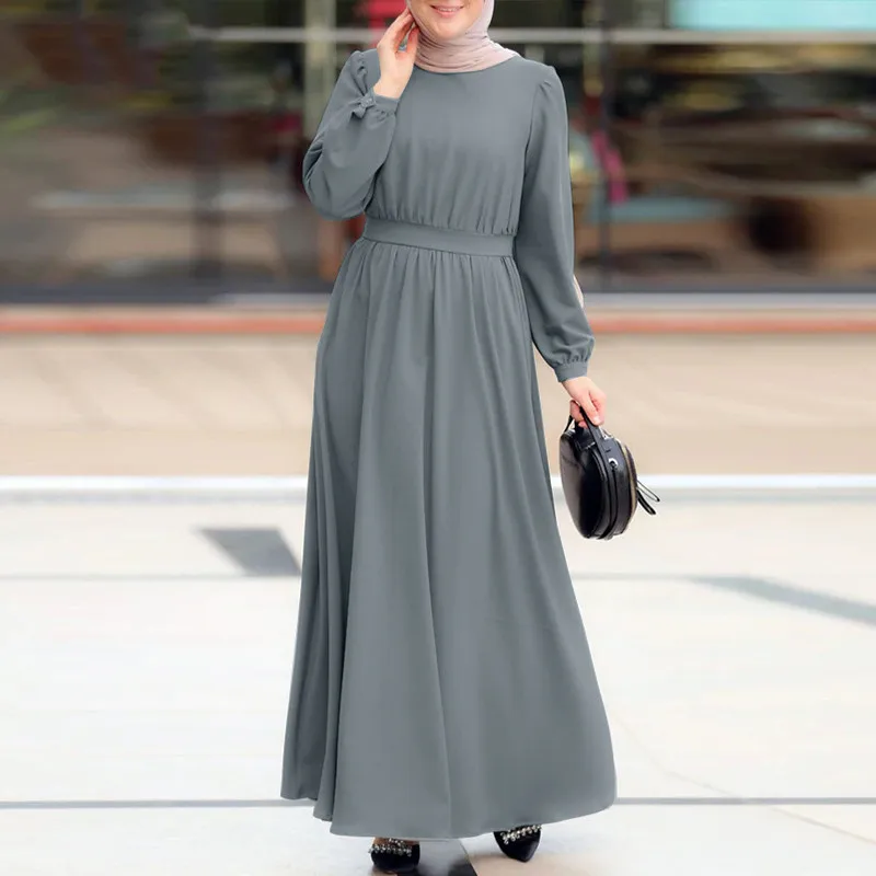 Women's Gowns Solid Muslim Gowns Long Skirts Elegant Islamic Clothing Women's Türkiye Dress Spring and Autumn 2025 New Style
Women's Gowns Solid Muslim Gowns Long Skirts Elegant Islamic Clothing Women's Türkiye Dress Spring and Autumn 2025 New Style