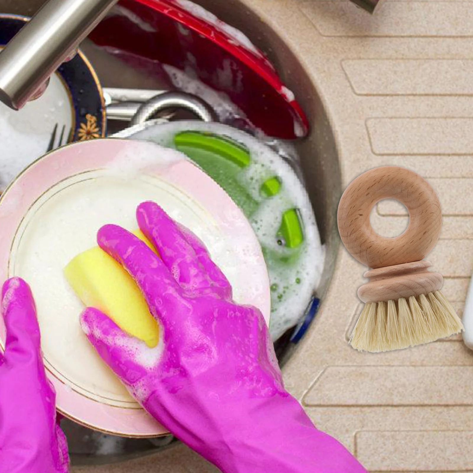 Kitchen Wooden Dish Brush Natural Beechwood Round Scrubber Short Handle Pot Pan Wash Cleaning Dishwashing Brush with Handle
Kitchen Wooden Dish Brush Natural Beechwood Round Scrubber Short Handle Pot Pan Wash Cleaning Dishwashing Brush with Handle