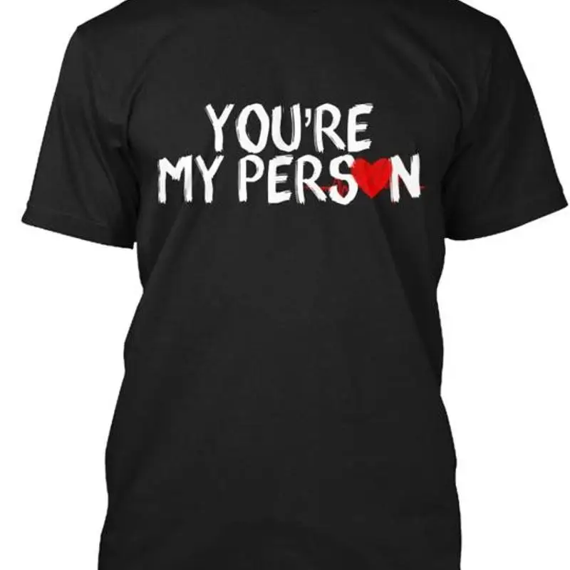 Grey's Anatomy 'You're my person' T-Shirt Made in the USA Size S to 5XL
Grey's Anatomy 'You're my person' T-Shirt Made in the USA Size S to 5XL