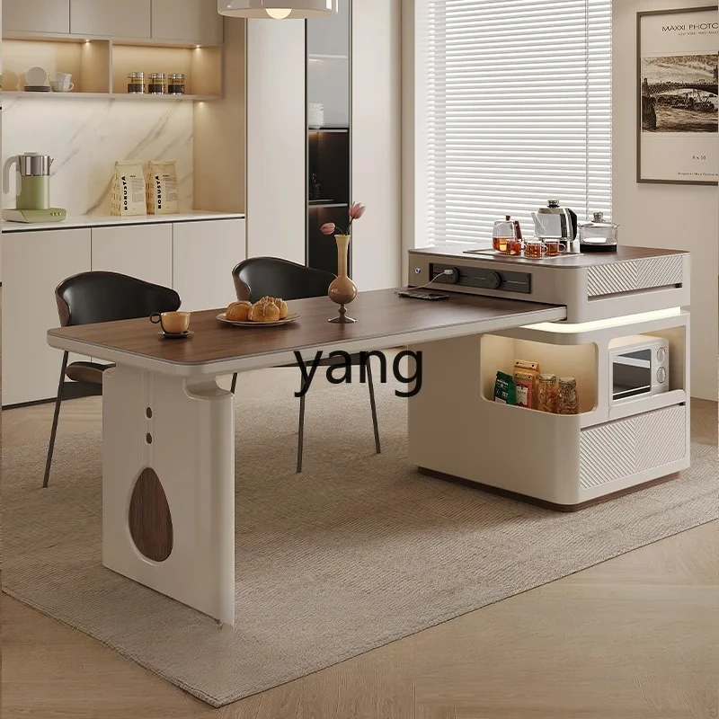 LMM island table integrated tea making household open kitchen retractable guide table
LMM island table integrated tea making household open kitchen retractable guide table