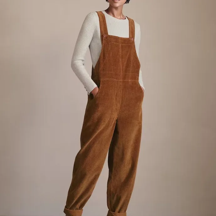 Spring and Autumn New Solid Color Corduroy Casual Pocket Suspenders for Women's Panties
Spring and Autumn New Solid Color Corduroy Casual Pocket Suspenders for Women's Panties