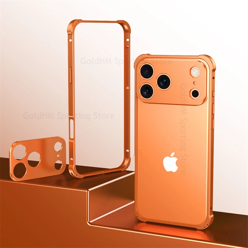 Aluminum Alloy Metal Case Phone Bumper For iPhone 17 Air 16 Pro Max Four Corners Armor Shockrpoof Cover For Apple 16 Plus 15 14
Aluminum Alloy Metal Case Phone Bumper For iPhone 17 Air 16 Pro Max Four Corners Armor Shockrpoof Cover For Apple 16 Plus 15 14
